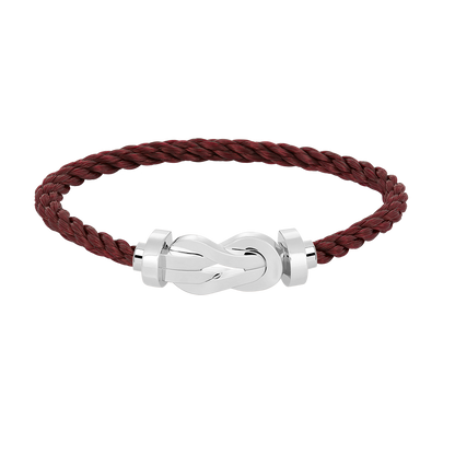[AURORA]CHANCE LARGE 8 FIGURE BUCKLE NO DIAMOND BRACELET SILVER