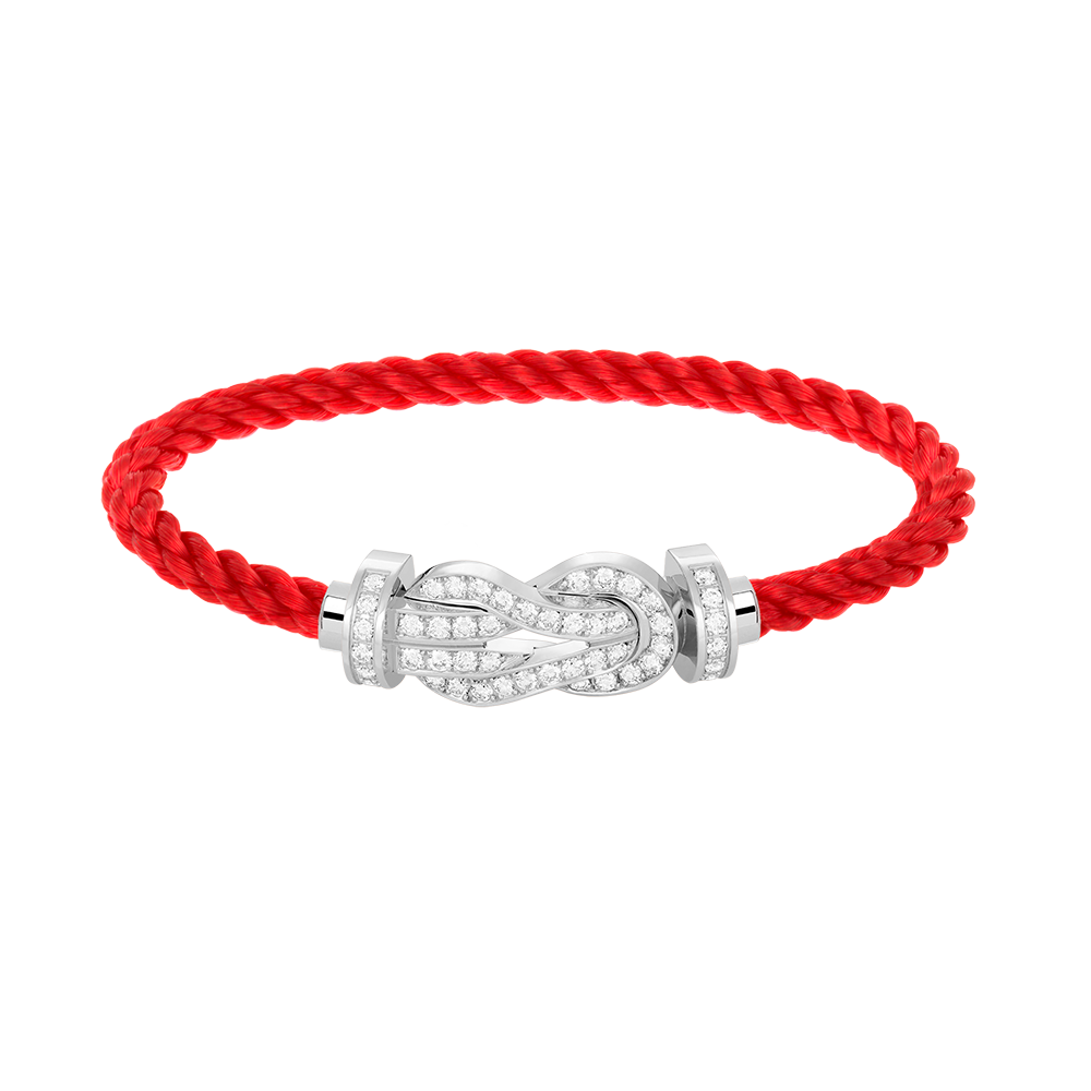 [AURORA]CHANCE GROSSES 8-FACH-ARMBAND MIT VOLLMUNDDIAMANTEN, SILBER