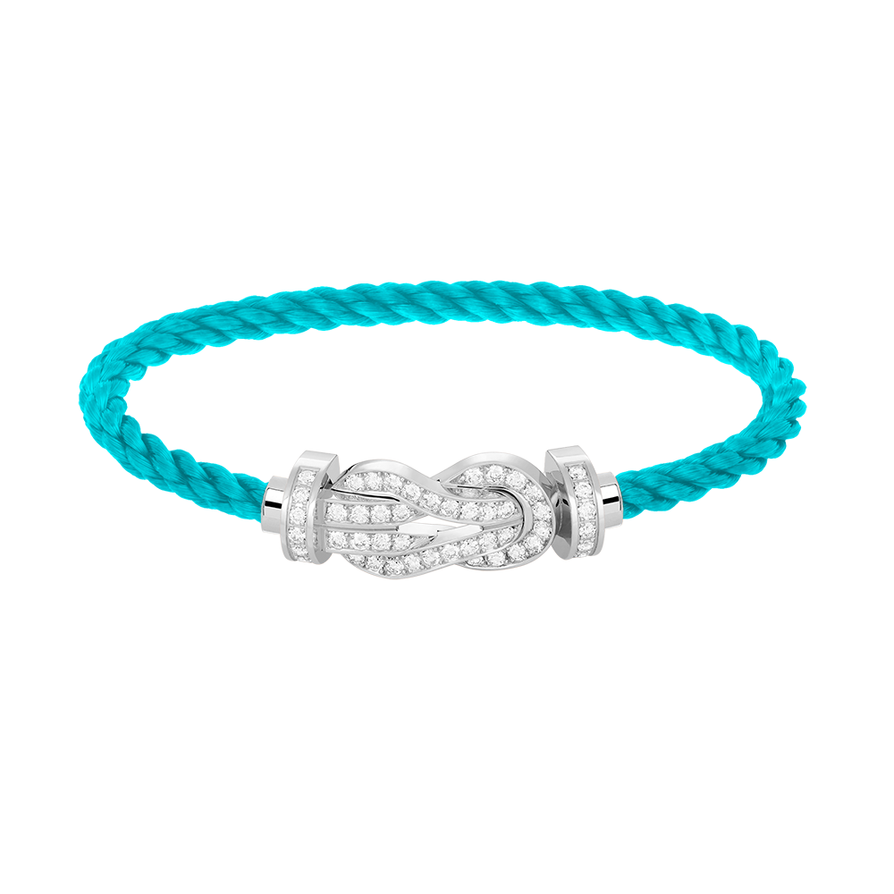 [AURORA]CHANCE GROSSES 8-FACH-ARMBAND MIT VOLLMUNDDIAMANTEN, SILBER