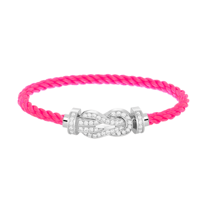 [AURORA]CHANCE GROSSES 8-FACH-ARMBAND MIT VOLLMUNDDIAMANTEN, SILBER