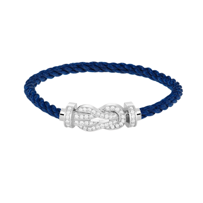 [AURORA]CHANCE GROSSES 8-FACH-ARMBAND MIT VOLLMUNDDIAMANTEN, SILBER