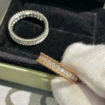 [AURORA]PERLEE DIAMOND SILVER RING