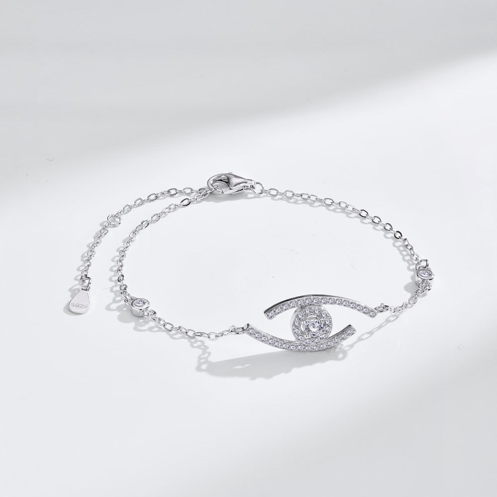 [AURORA]Lucky Eye Pave-Set Diamond Bracelet