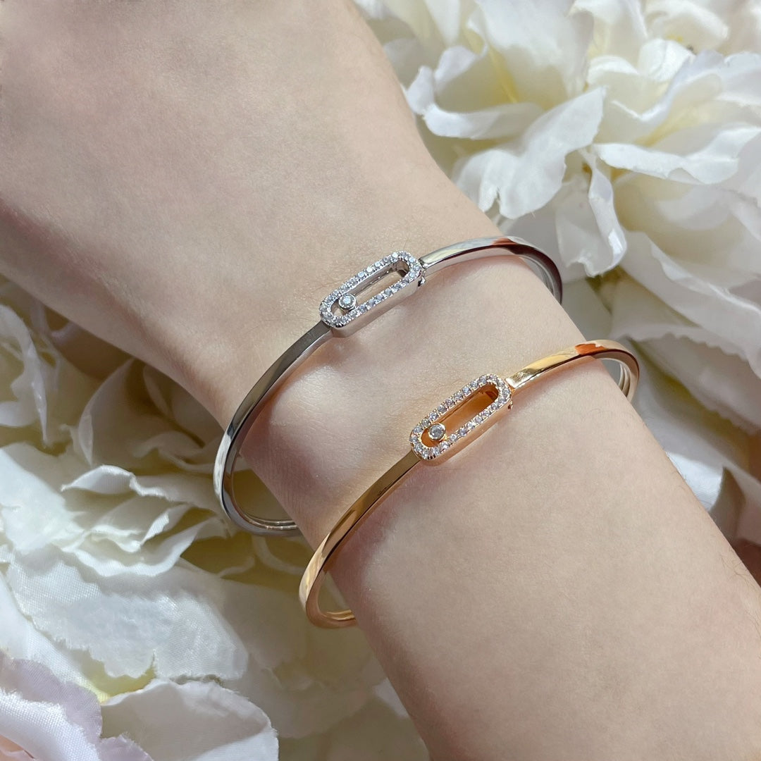 [AURORA]Move Uno pavé flex bangle medium