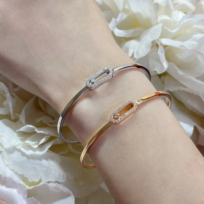 [AURORA]Move Uno pavé flex bangle medium