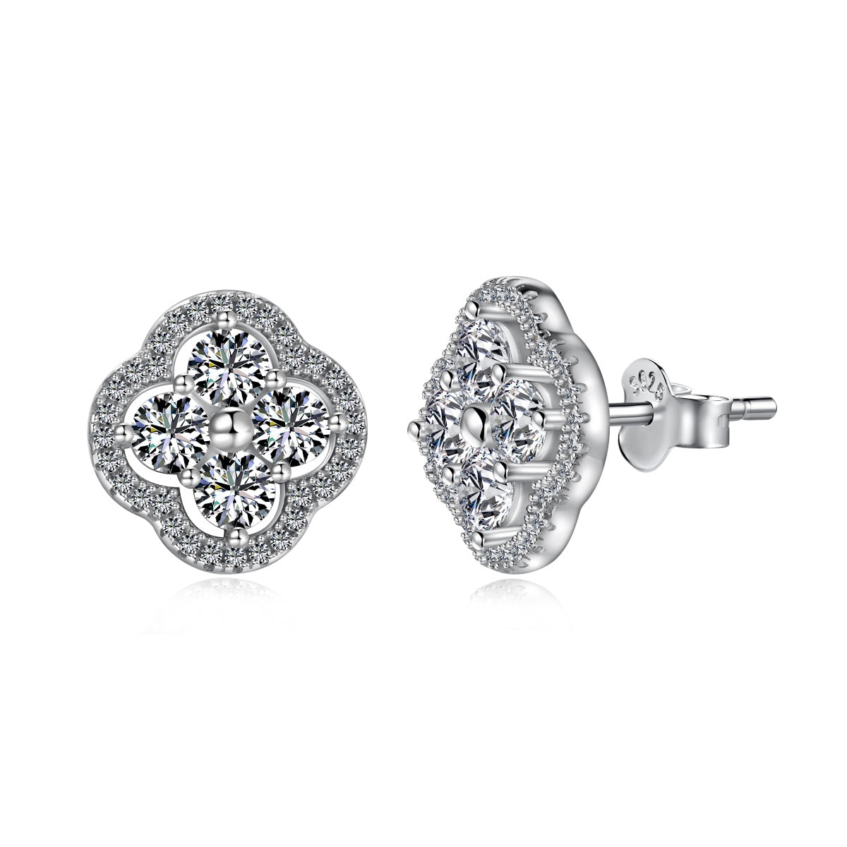 [AURORA]Four-Leaf Clover Exquisite Earrings