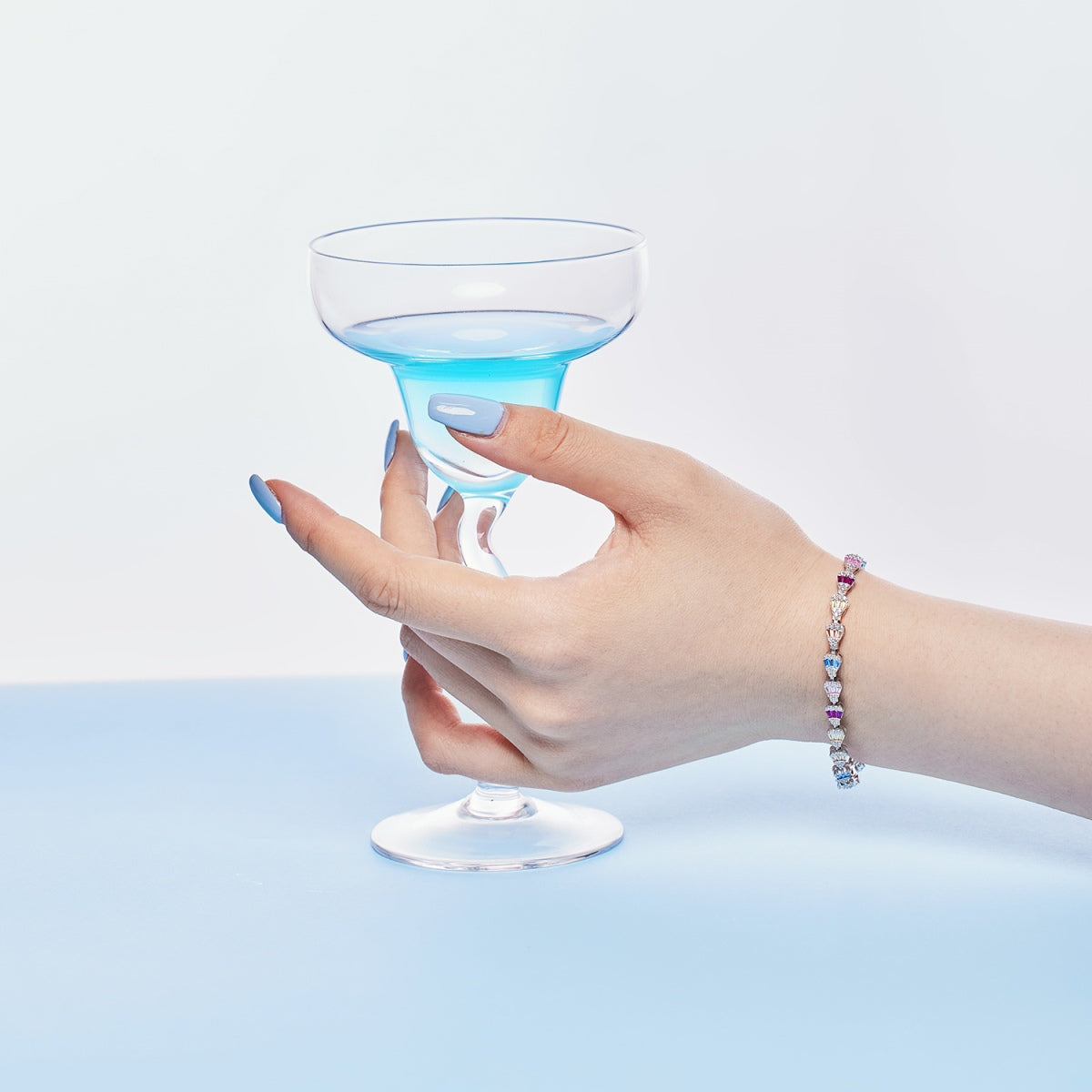 [AURORA]Radiant Water Drop Shape Daily Bracelet