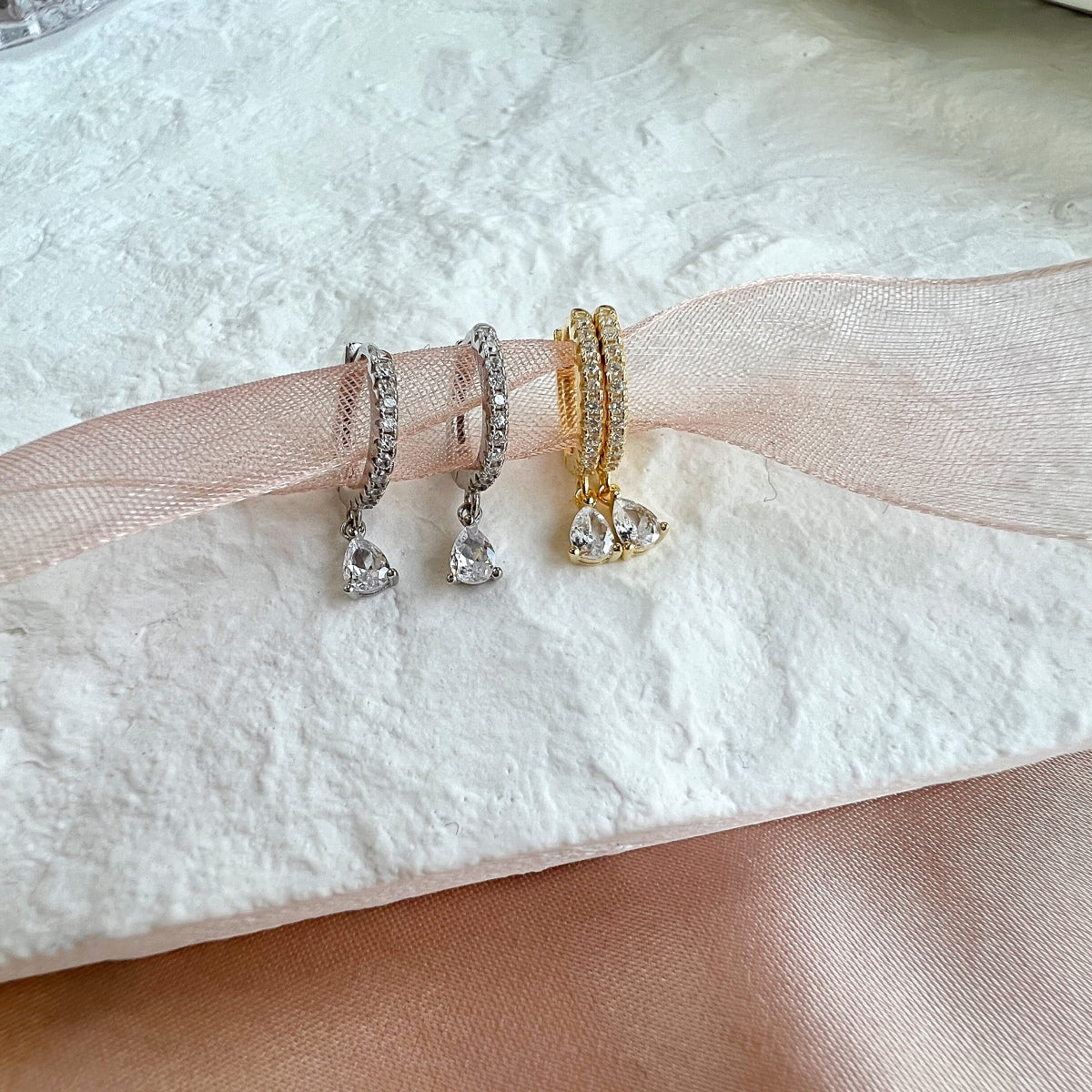 [AURORA]Luxurious Geometric Drop Earrings