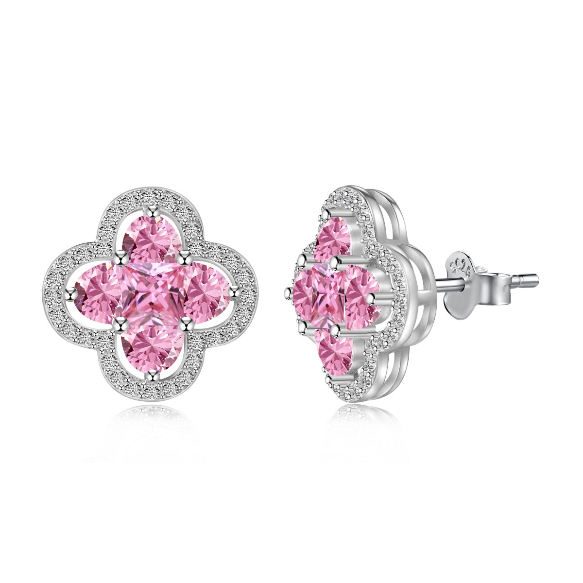 [AURORA]Lucky Four-Leaf Clover Exquisite Earrings
