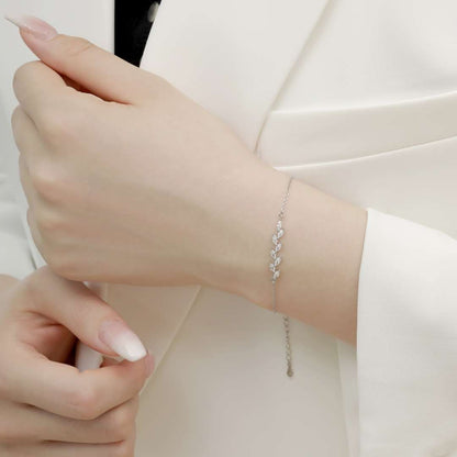 [AURORA]Elegant Wheat Leaves Shape Bracelet