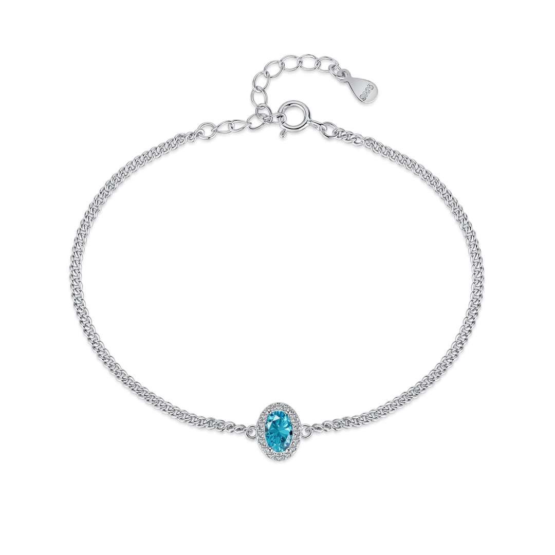 [AURORA]Exquisite Oval Shape Bracelet