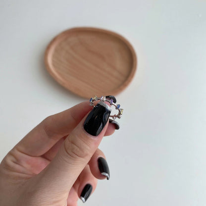[AURORA]Unique Trapezoid Cut Daily Ring