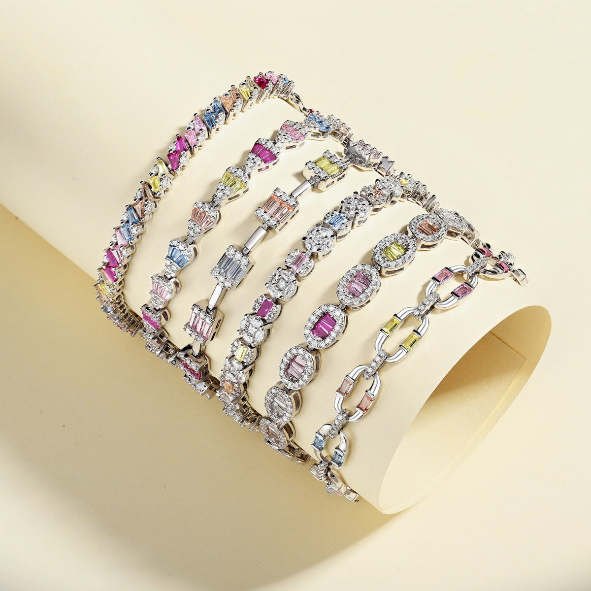 [AURORA]Radiant Water Drop Shape Daily Bracelet
