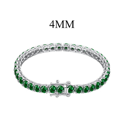 [AURORA]Radiant Colorful Round Cut Party Bracelet