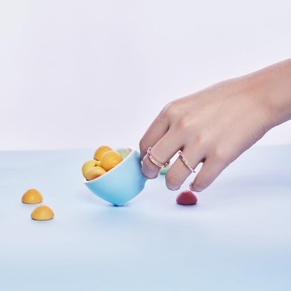 [AURORA]Lively In Shades Elegant Radiant Cut Daily Ring