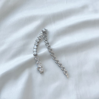 [AURORA]0.75 Carat Elegant Romantic Heart Shape Lover Bracelet
