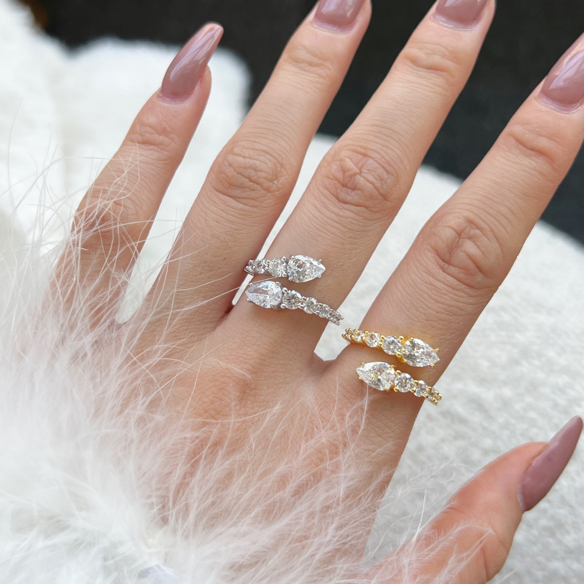 [AURORA]Delicate Lively Snake Shape Daily Ring
