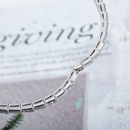 [AURORA]SERPENTI BRACELET SILVER DIAMOND