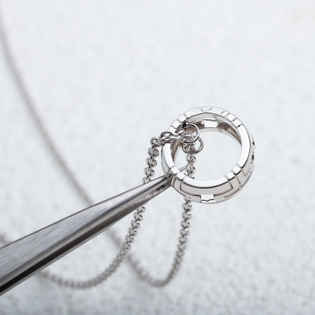 [AURORA]PARENTESI NECKLACE SILVER