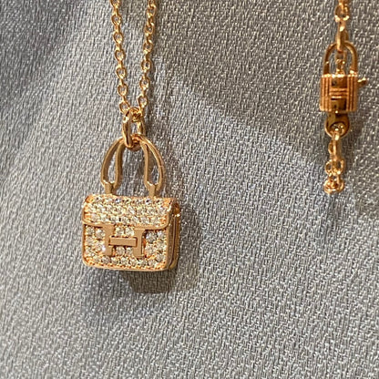 [AURORA]CONSTANCE PEDANT DIAMOND NECKLACE