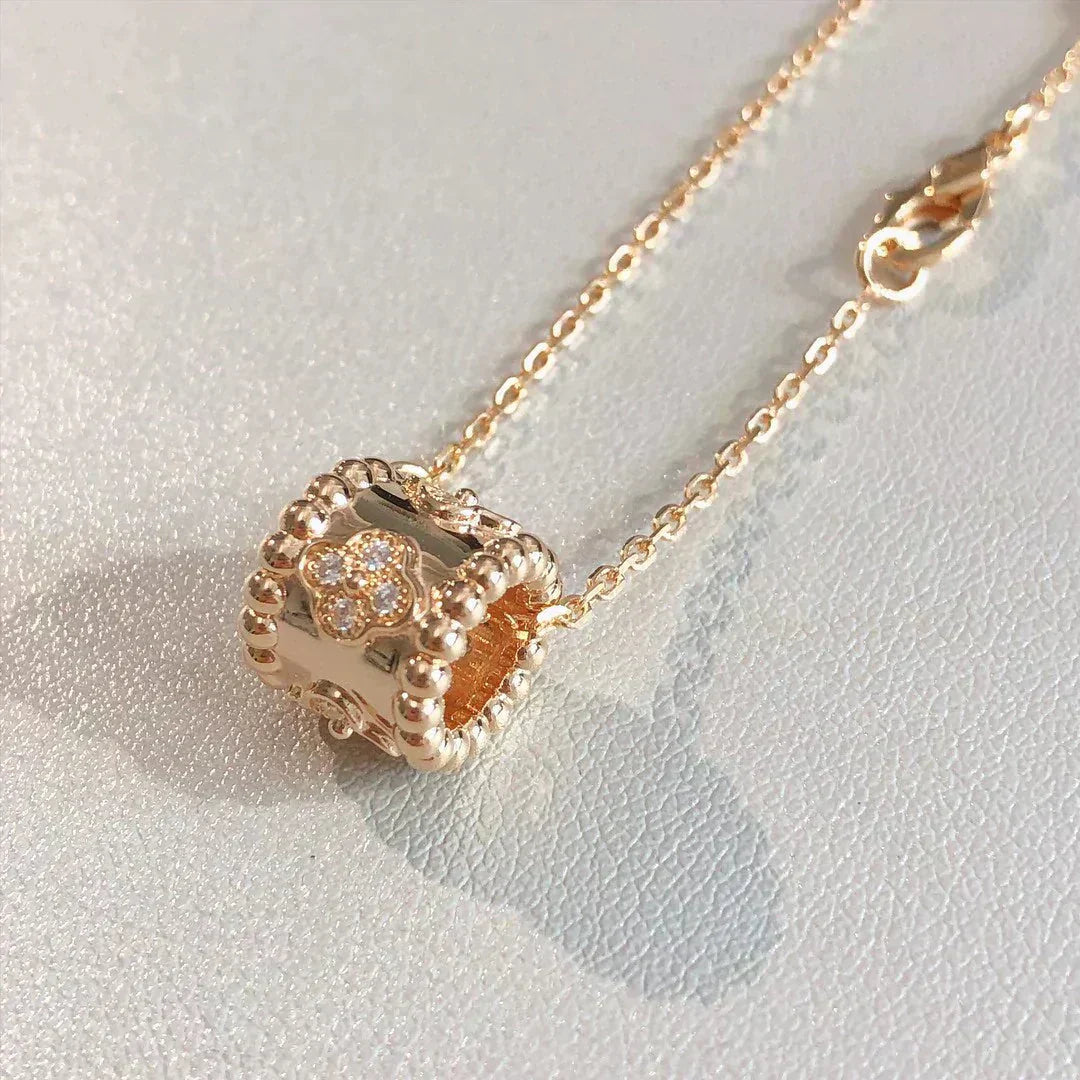 [AURORA]PERLEE PEDANT NECKLACE GOLD / ROSE GOLD