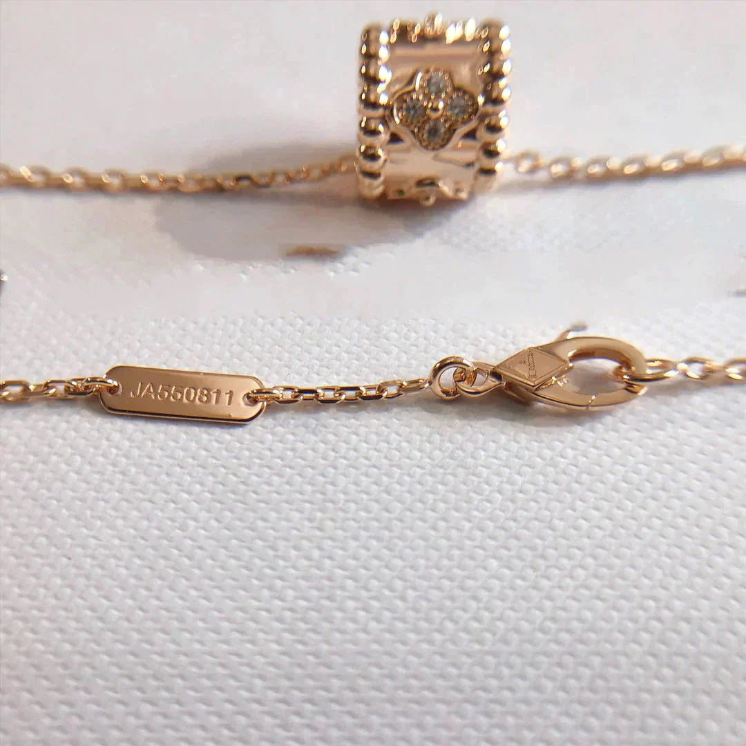 [AURORA]PERLEE PEDANT NECKLACE GOLD / ROSE GOLD