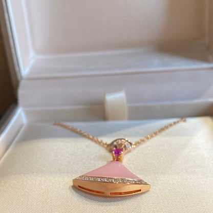 [AURORA]DREAM NECKLACE PINK OPAL