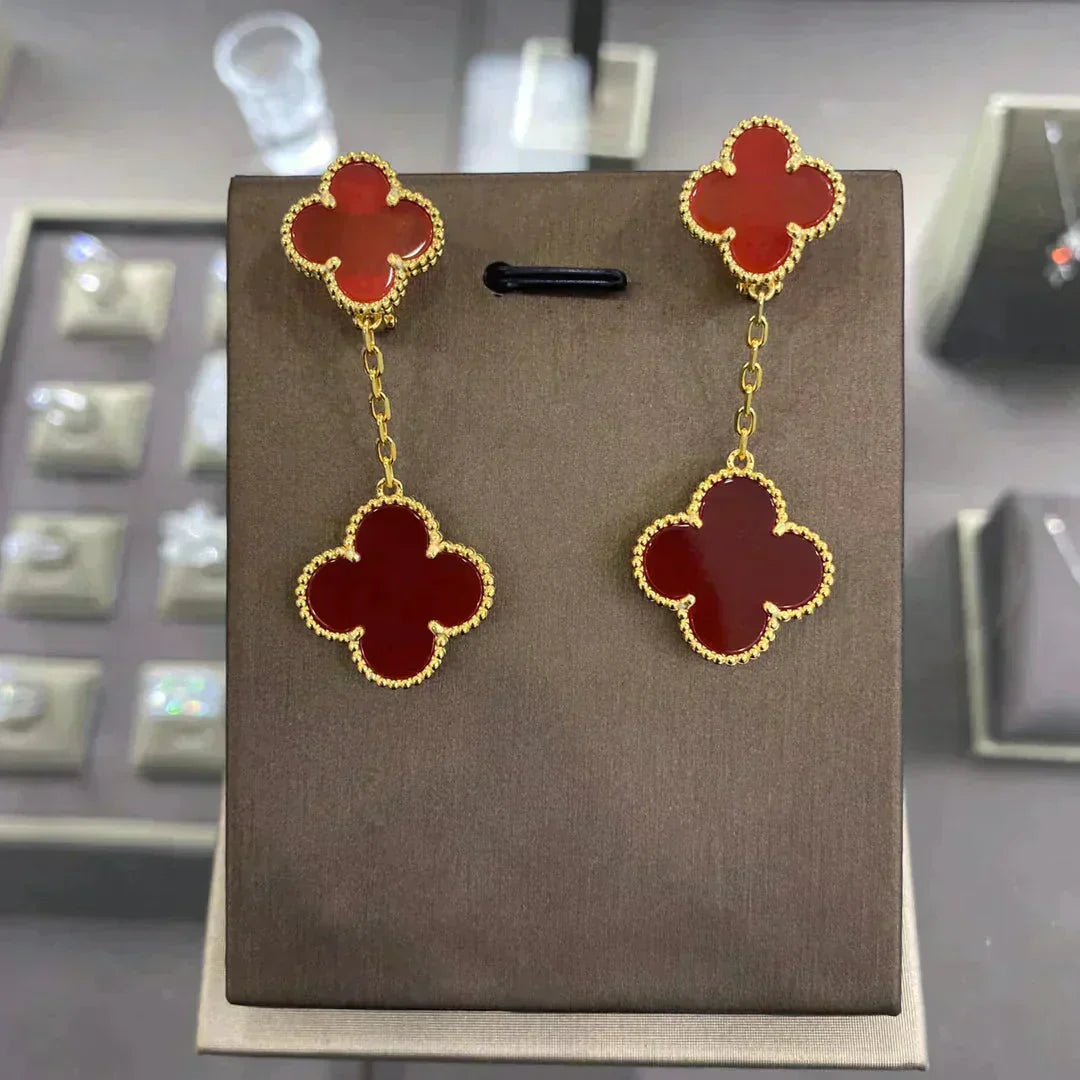[basloveJW]CLOVER 2 MOTIFS OHRRINGE (MEHRFACHAUSWAHL)