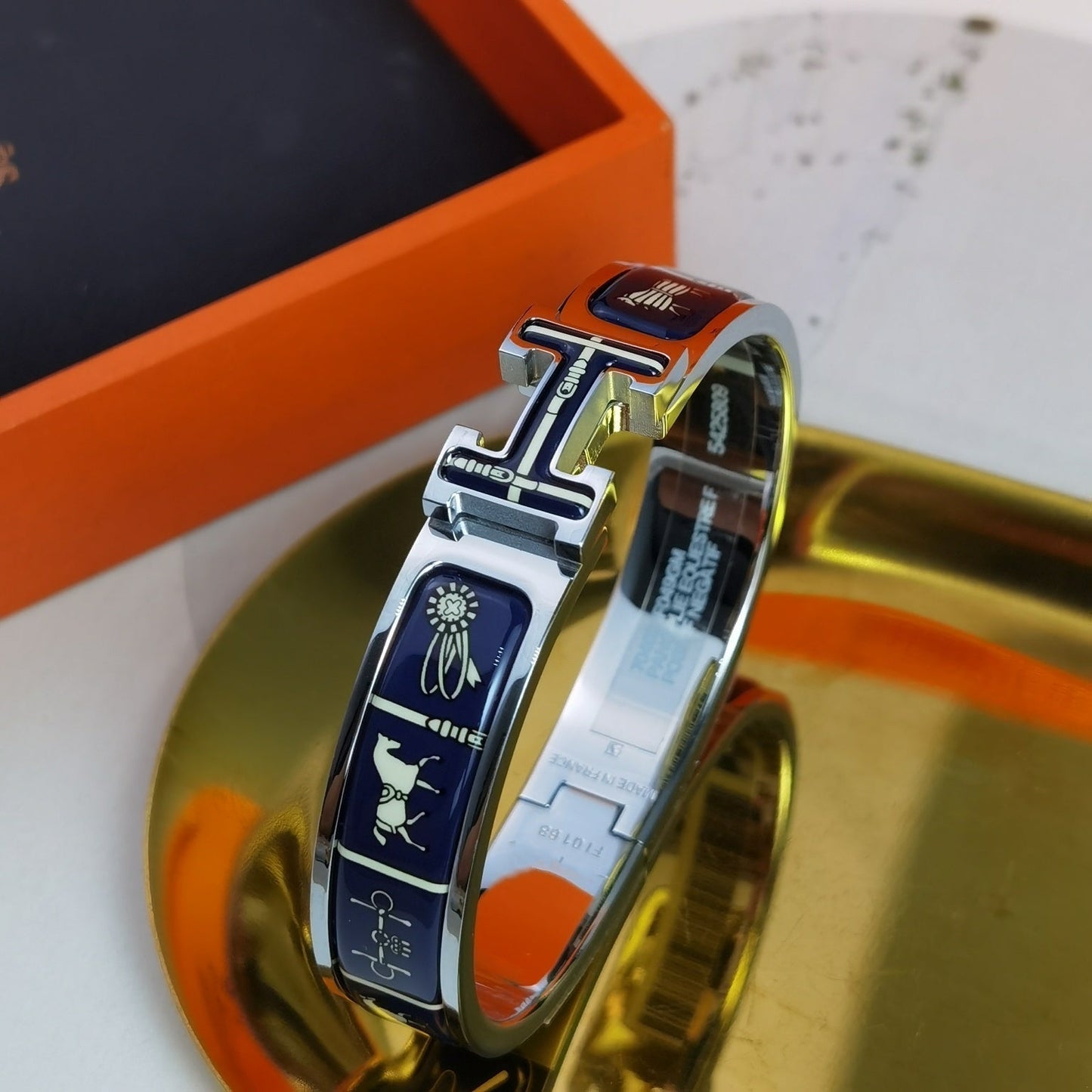 [AURORA]H COUVERTURES DUNKELBLAUES ARMBAND