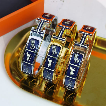 [AURORA]H COUVERTURES DUNKELBLAUES ARMBAND