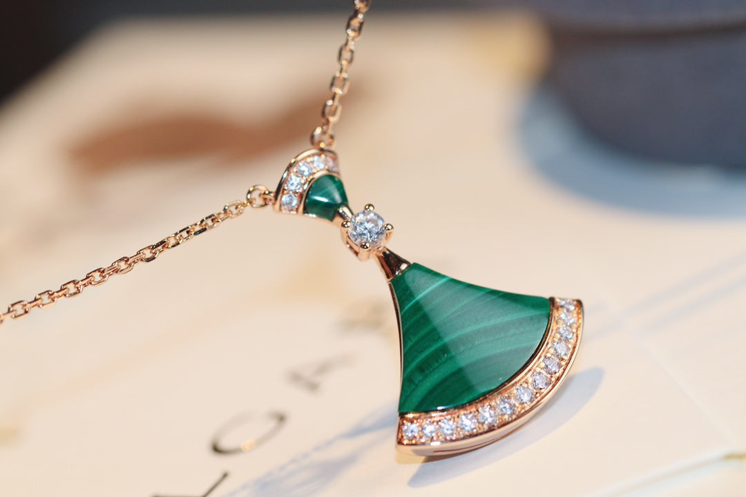 [AURORA]DREAM HALSKETTE MALACHIT DIAMANT