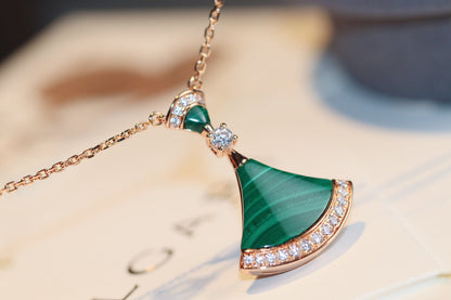 [AURORA]DREAM HALSKETTE MALACHIT DIAMANT