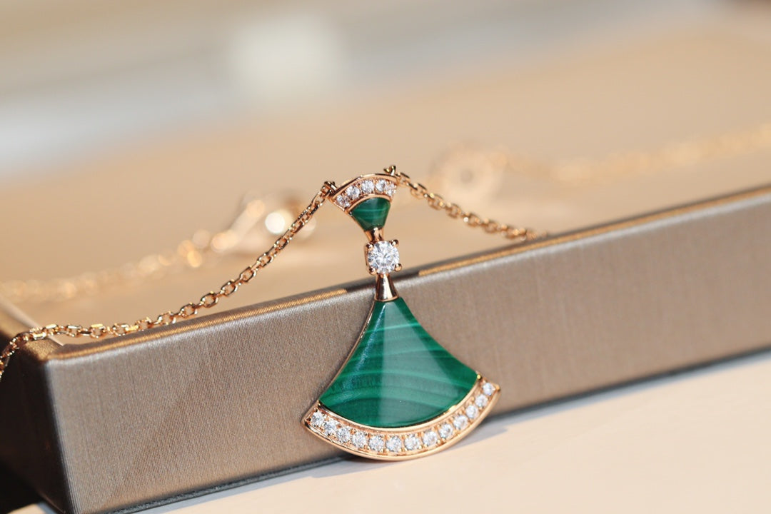 [AURORA]DREAM HALSKETTE MALACHIT DIAMANT