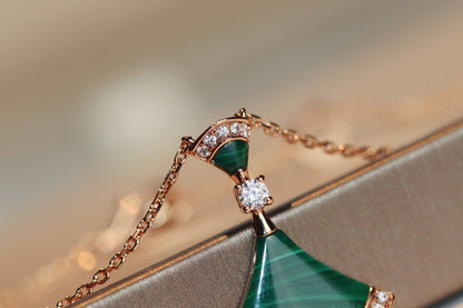 [AURORA]DREAM HALSKETTE MALACHIT DIAMANT
