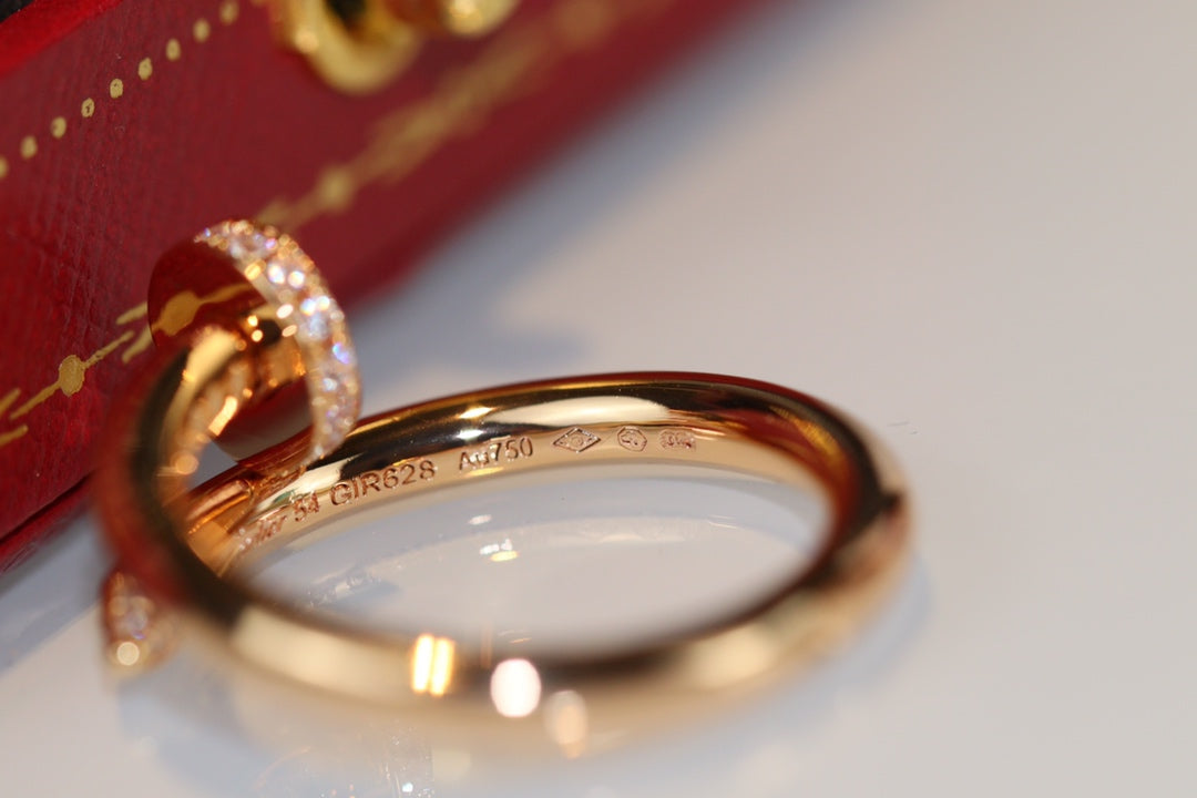 [AURORA]JUSTE RING 2.65MM GOLD DIAMOND
