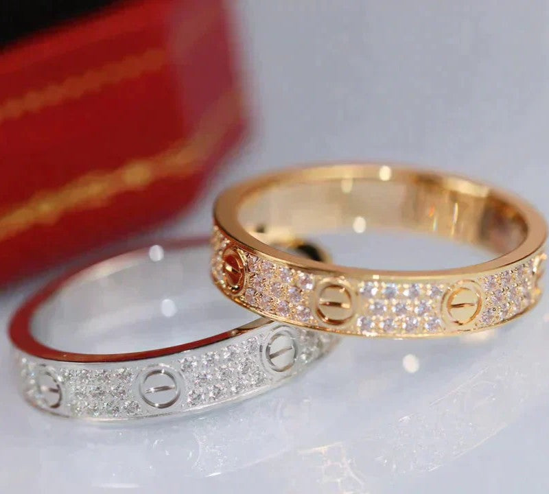 [AURORA]ラブリング 3.6mm ダイヤモンドパヴェ