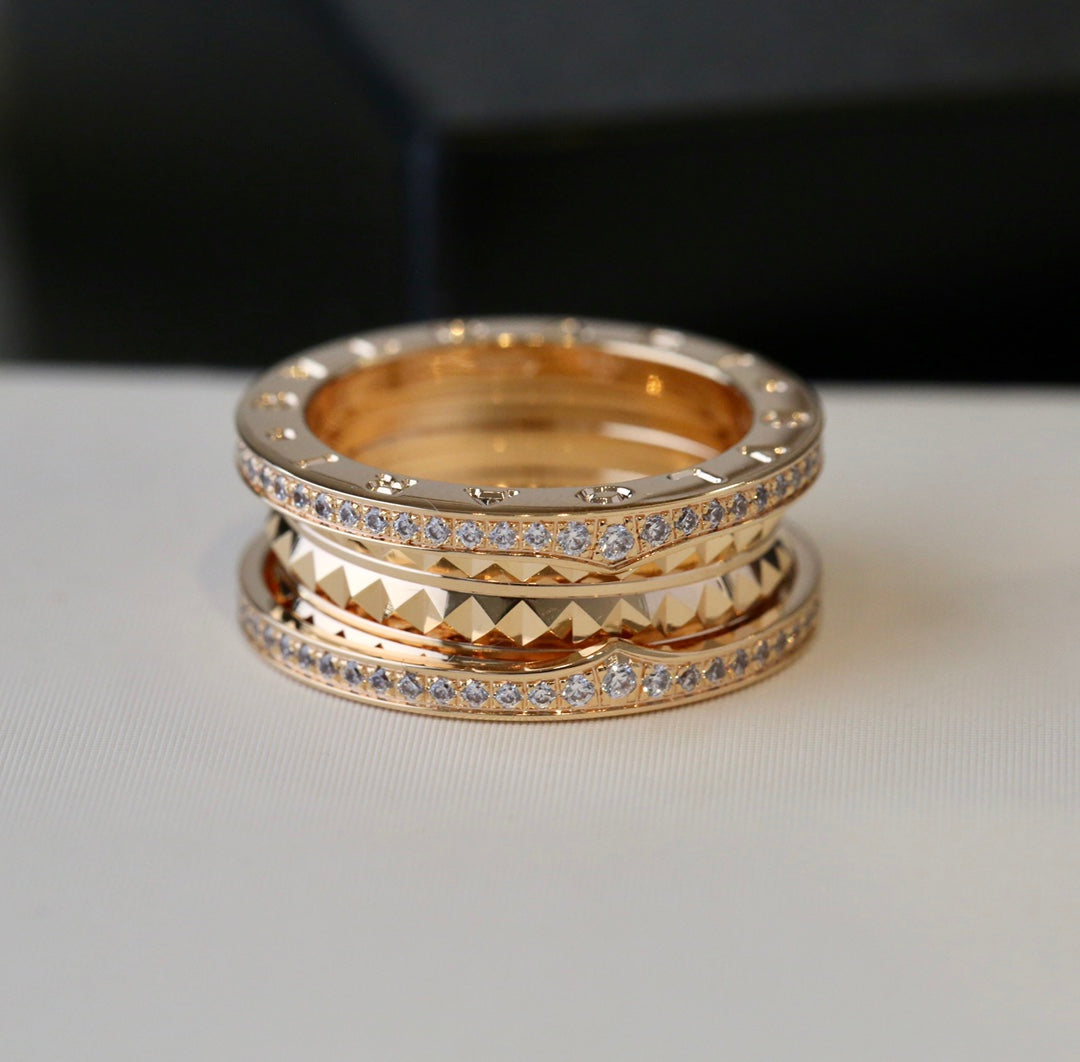 [AURORA]ZERO 1 GOLD DIAMOND RING