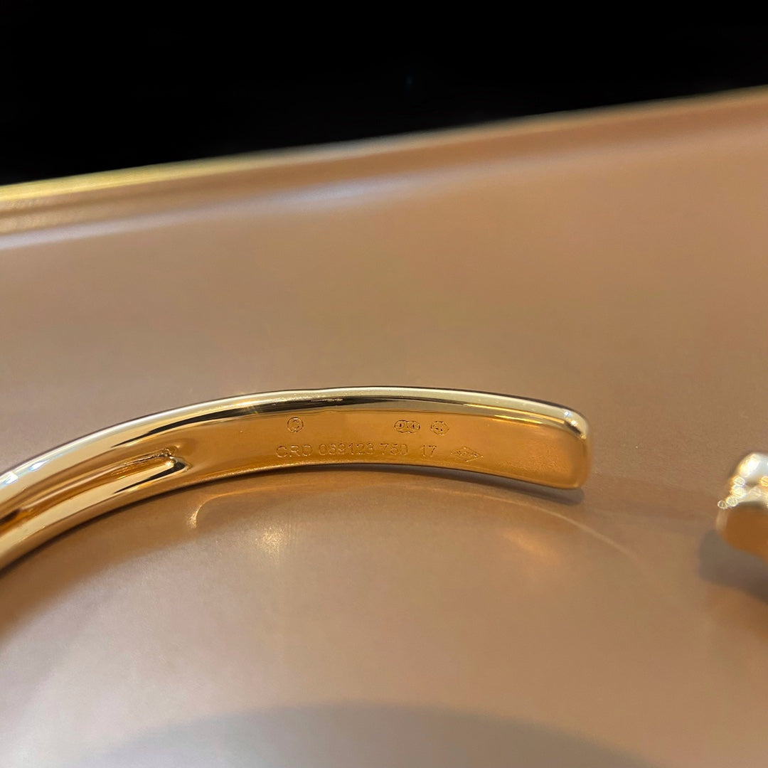 [AURORA]PANTHERE GOLD OPEN BRACELET