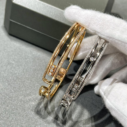 [AURORA]MOVE 10TH PAVED DIAMOND BRACELET