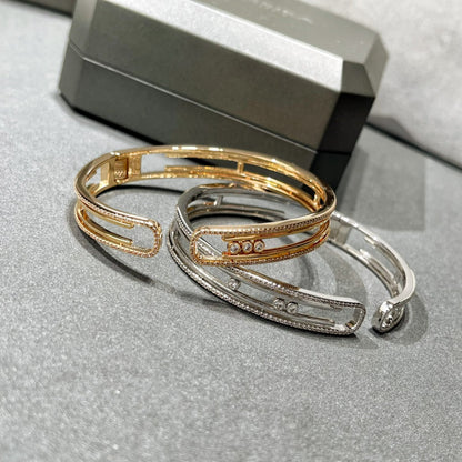 [AURORA]MOVE 10TH PAVED DIAMOND BRACELET