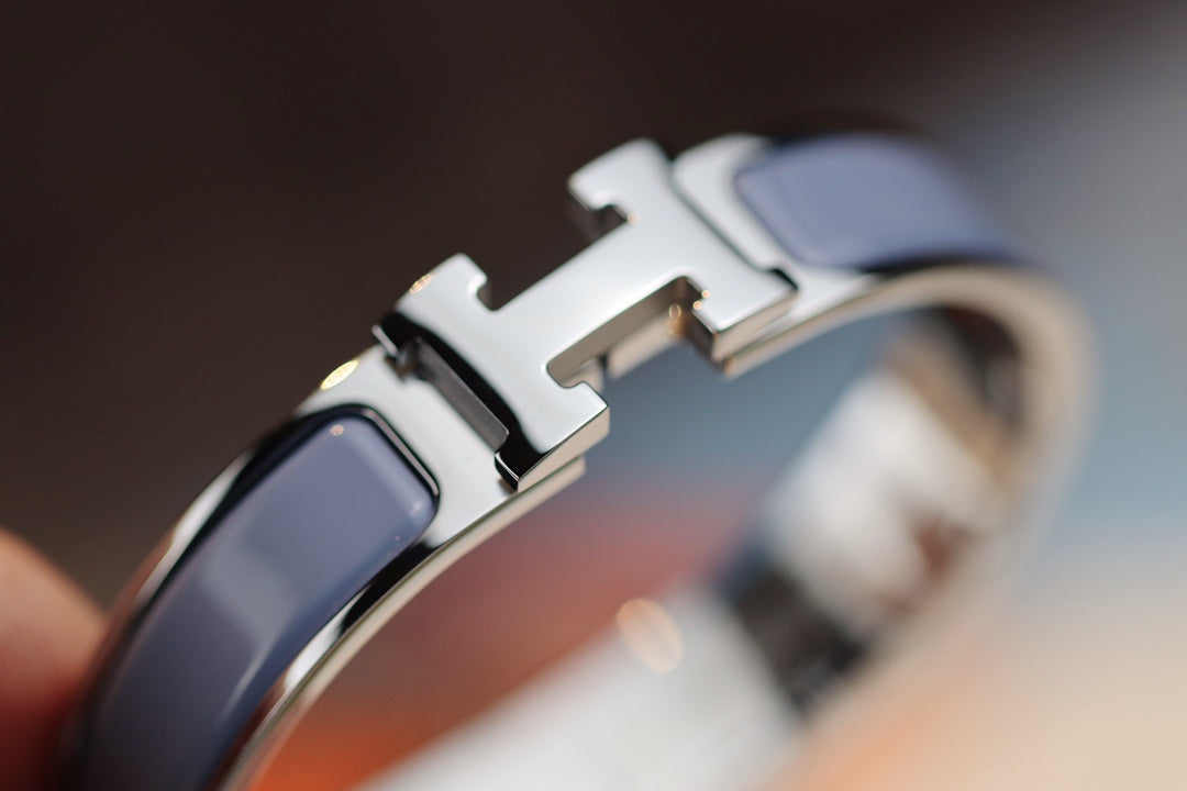 [AURORA]H ARMBAND 12MM BLAU GRAU