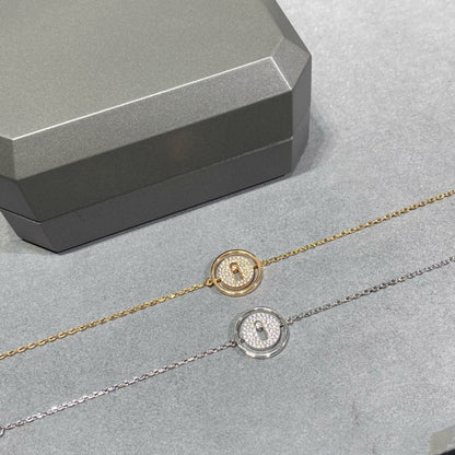 [AURORA]LUCKY MOVE DIAMOND PAVED BRACELET