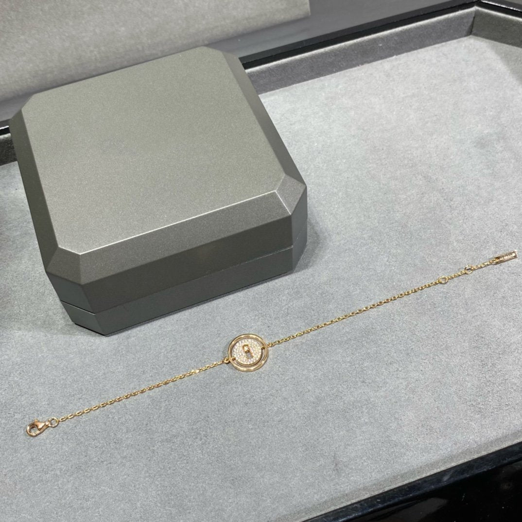 [AURORA]LUCKY MOVE DIAMOND PAVED BRACELET
