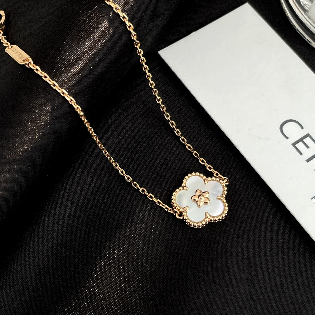 [AURORA]LUCKY SPRING ROSE GOLD MOP BRACELET