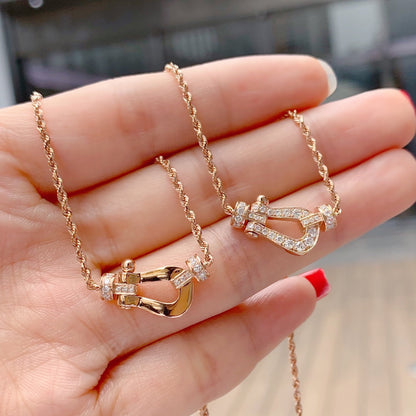 [AURORA]FORCE 10 ROSÉGOLD-DIAMANT-HALSKETTE