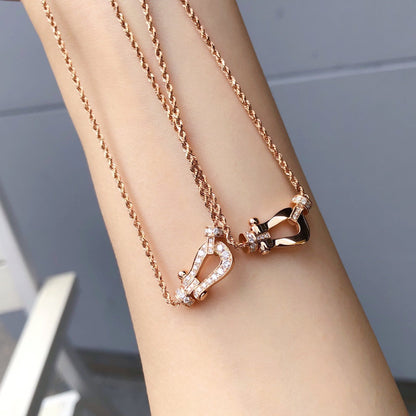 [AURORA]FORCE 10 ROSÉGOLD-DIAMANT-HALSKETTE