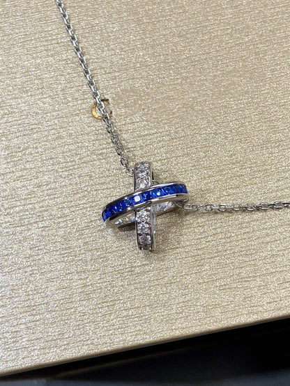 [AURORA]リアン ダイヤモンド シルバーネックレス