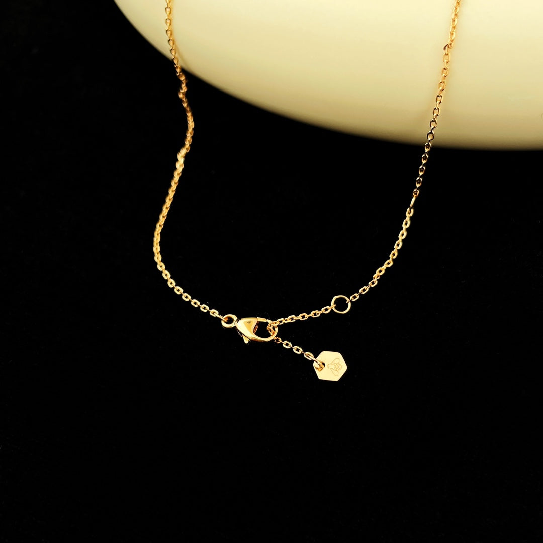 [AURORA]BEE MINI ANHÄNGER DIAMANT HALSKETTE
