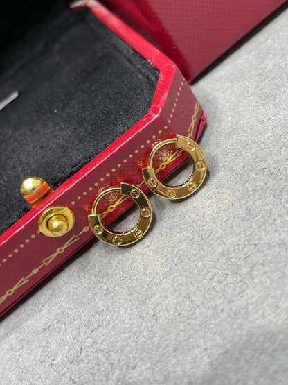 [AURORA]LOVE MINI EARRINGS