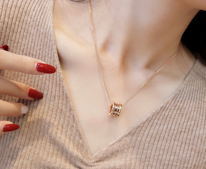 [AURORA]ZERO 1 PINK GOLD NECKLACE